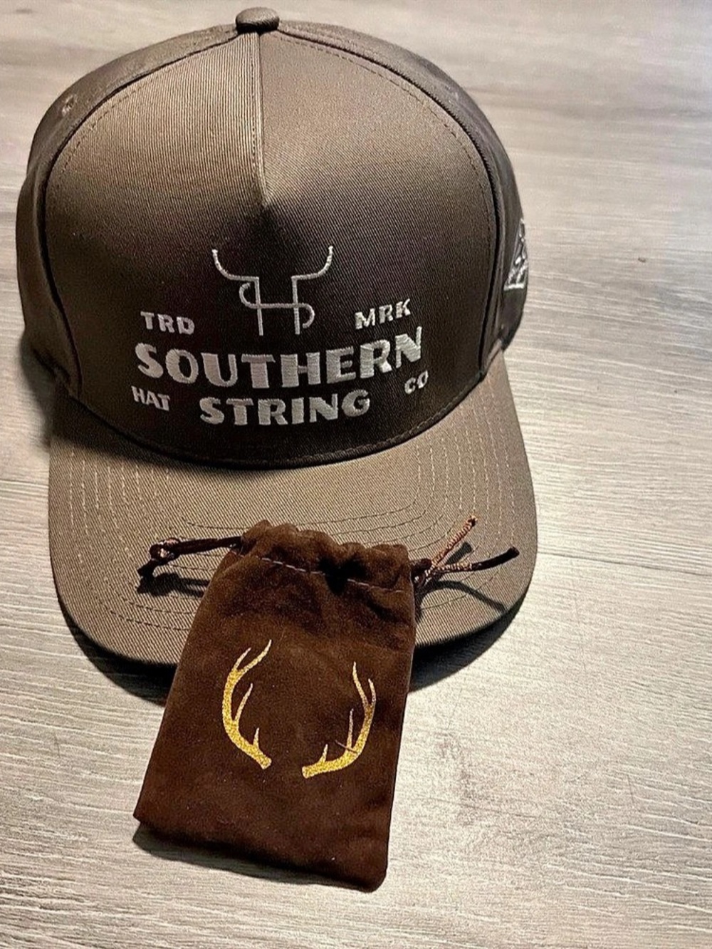 Southern String Hat Co. Snapback Hat Brown
